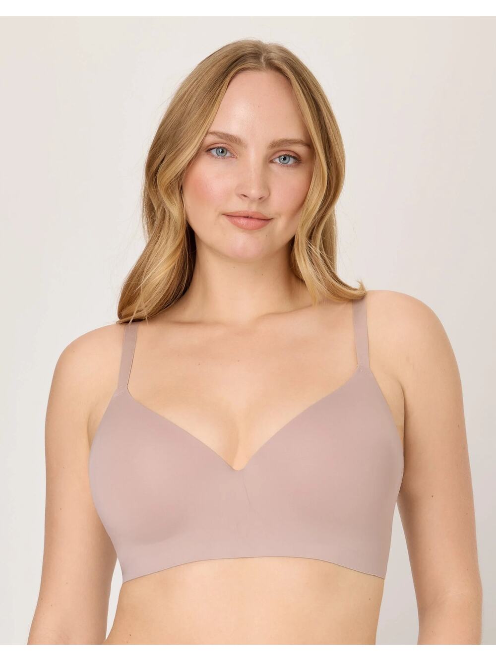Maidenform Women's 34A Beige Barely There Comfort Underwire T-Shirt Bra H22-3